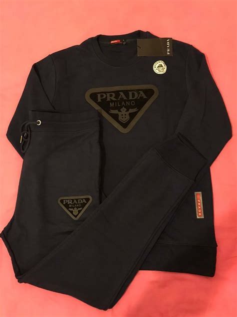 prada men's tracksuit